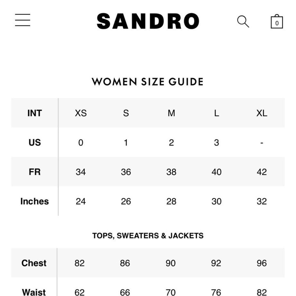 Sandro Paris Catene Knitted Lined Cardigan - Sz 1 (Small) - Picture 9 of 9